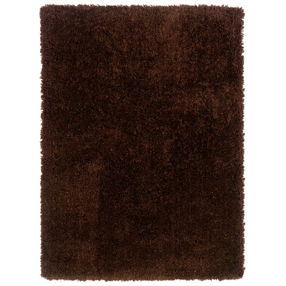 Linon CopenhagenShag Chocolate 8x10, Rug