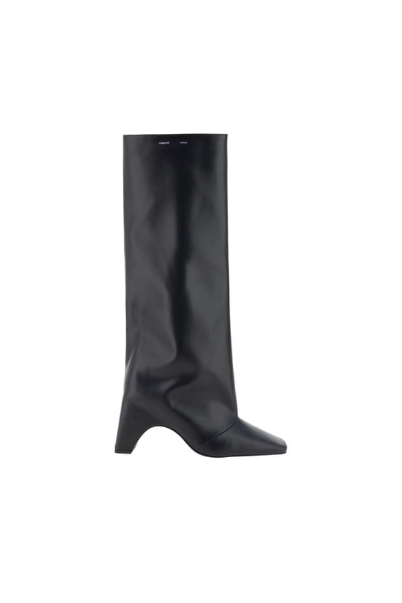 Bridge Knee High Leather Boot Black (Women's)
