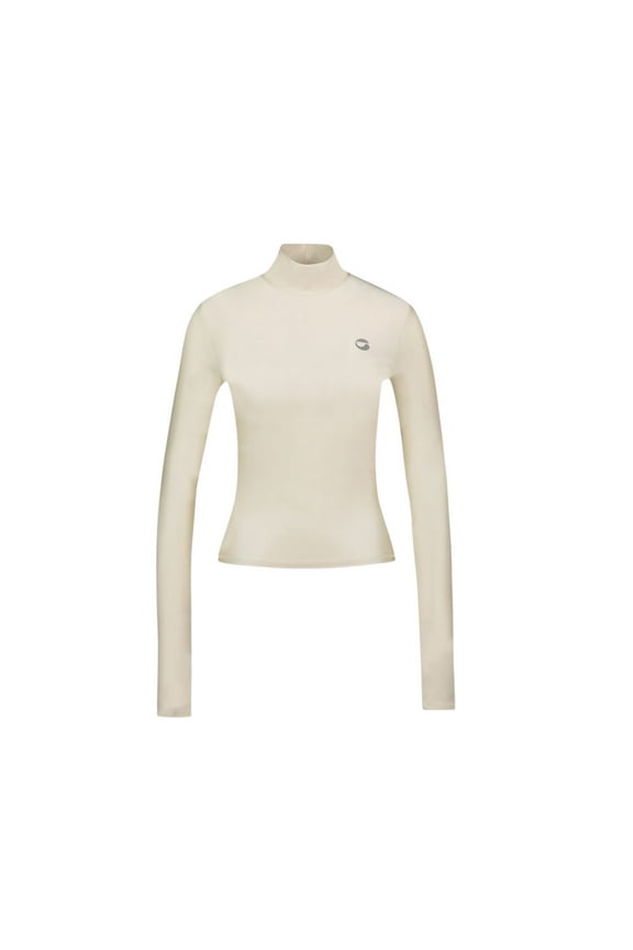 High Neck T-Shirt - Nylon - Beige (Men's)