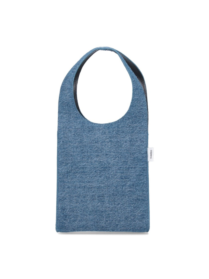 トートバッグ COPERNI Women Bags DBA104F9014BLU BLUE Disney Liquid Print Swipe Bag (DBA104F9014-BLUE)