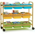 thumbnail image 1 of Copernicus Bamboo Book Brower Cart with Nine Tubs, 1 of 3