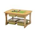 thumbnail image 1 of Copernicus Bamboo Construction Bricks Play Table with Children Toy 2 Storage Components Sage Tubs, 1 of 2