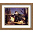 thumbnail image 1 of Copernicus in the tower at Frombork 2x Matted 34x28 Large Gold Ornate Framed Art Print by Matejko, Jan, 1 of 2