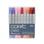 مجموعة علامات Ciao Copic ، 36 قطعة ، مجموعة B