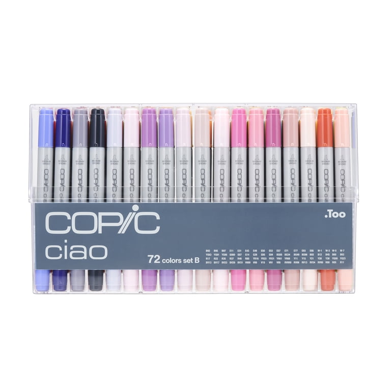 Copic Ciao Marker Set, 72-Piece, Set B - Walmart.com