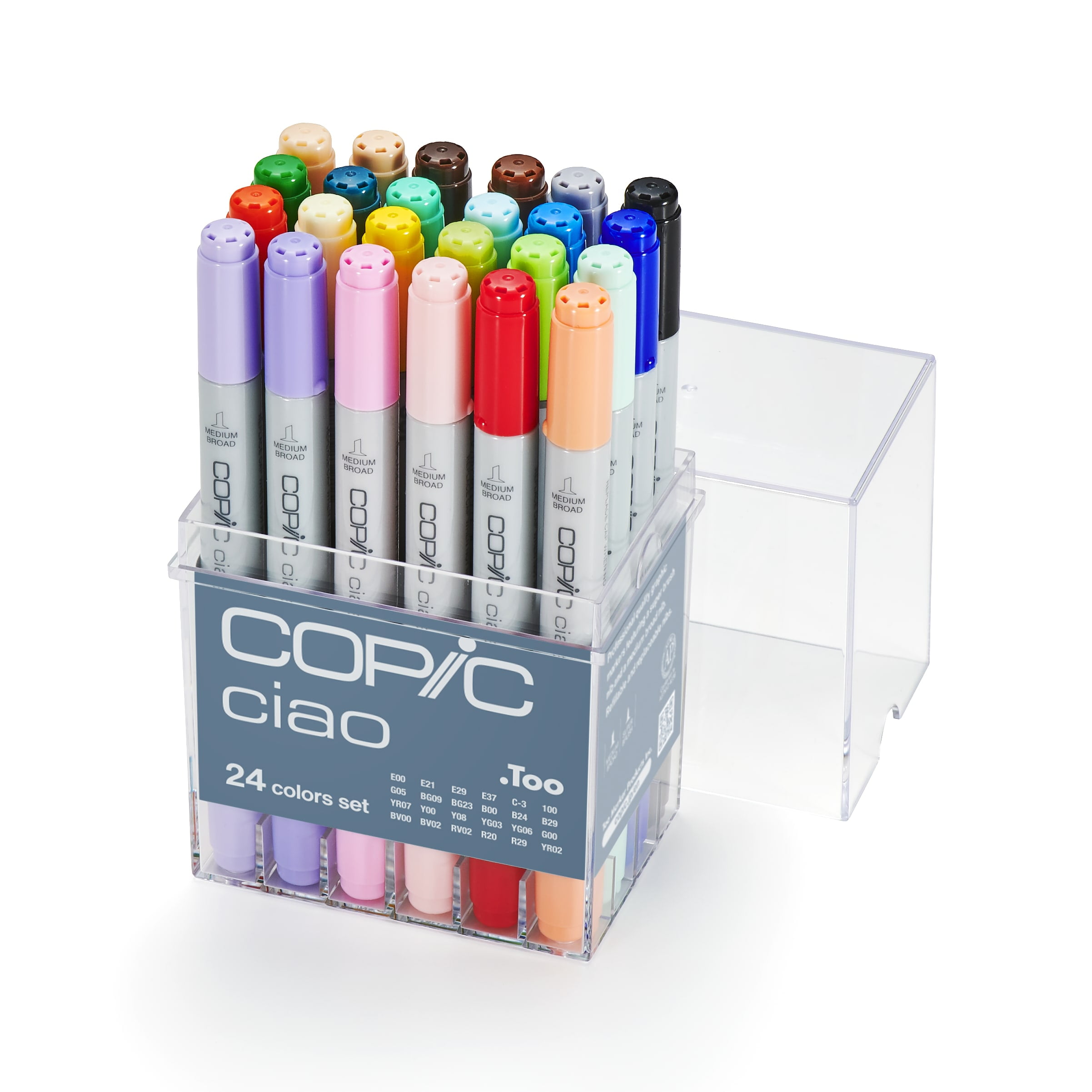 Copic Ciao Marker Set, Basic, 24-Piece 
