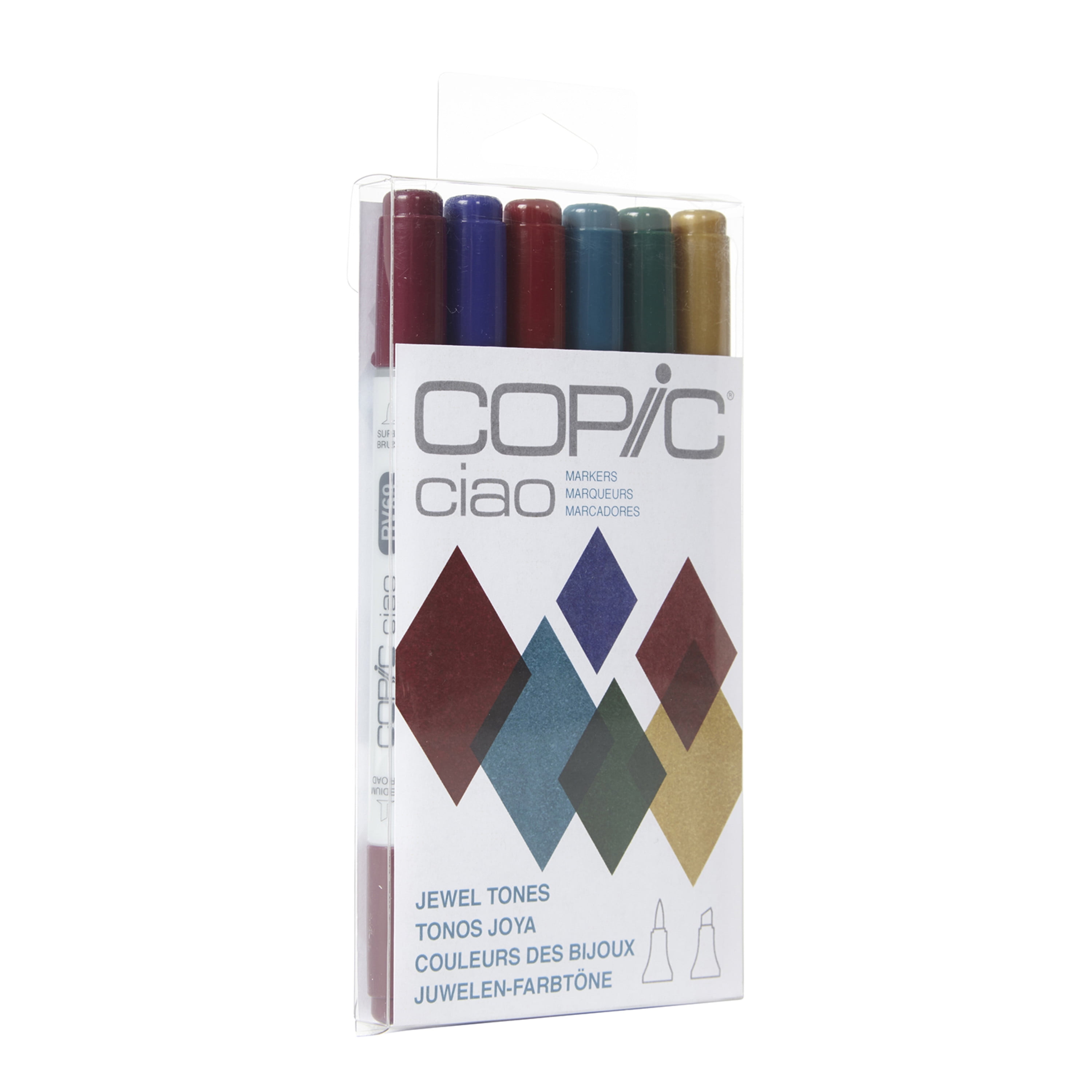 Copic® Ciao Marker Set, Jewel Tones