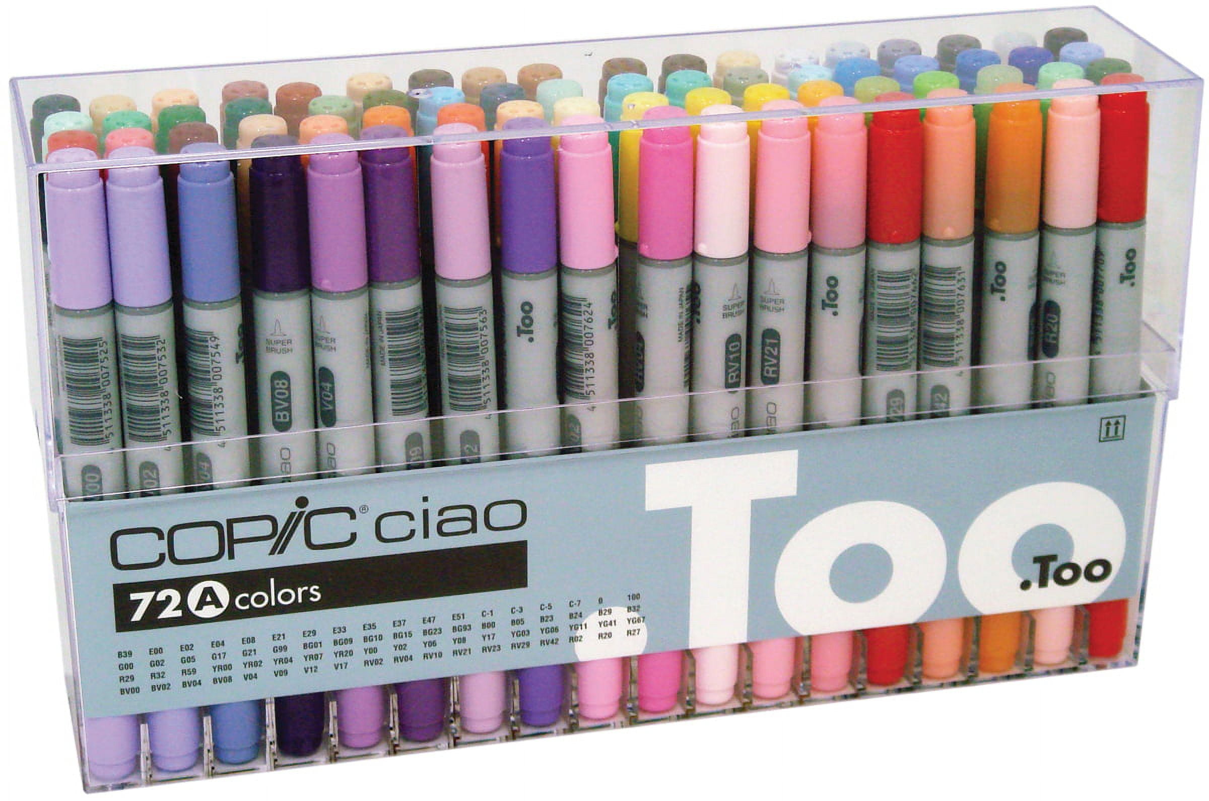 Copic Ciao Markers 72 Piece Set-Set A - Walmart.com