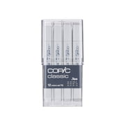 Copic Classic Marker Set, 12-Piece Toner Gray Set, V2