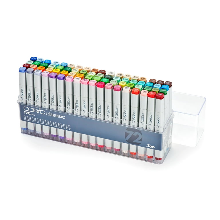 最も優遇の Copic Classic Marker Set, 72-Colors, Set C - Walmart.com 筆記具