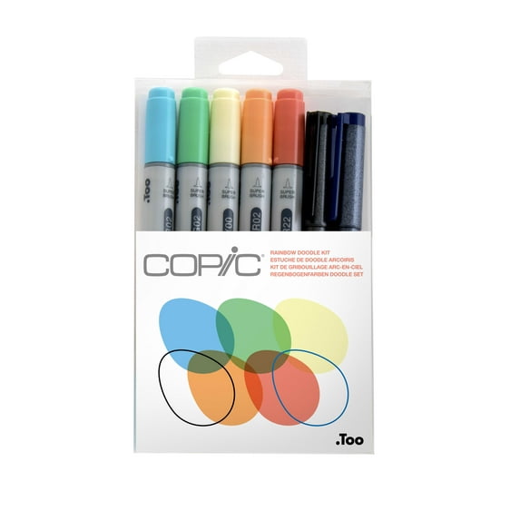 Copic Doodle Kit, Rainbow