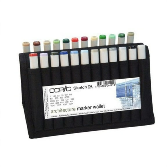 Copic Markers Sketch Architecture Sketch Wallet