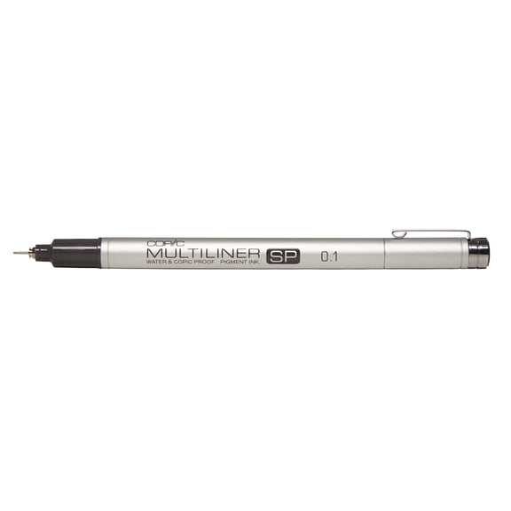Copic Multiliner SP Pen, Black, .1mm