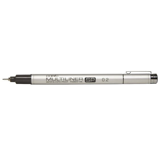 Copic Multiliner SP Pen, Black, .2mm