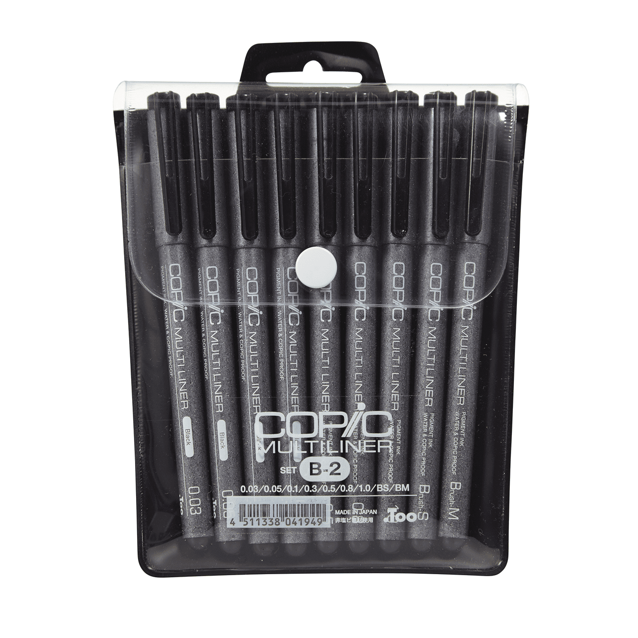 Copic® 8-Pen Multiliner Set, Black