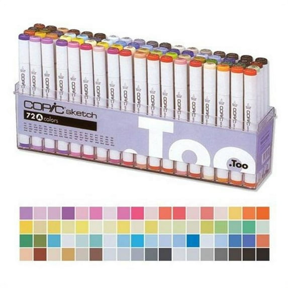Copic Sketch 72 Piece - Set A