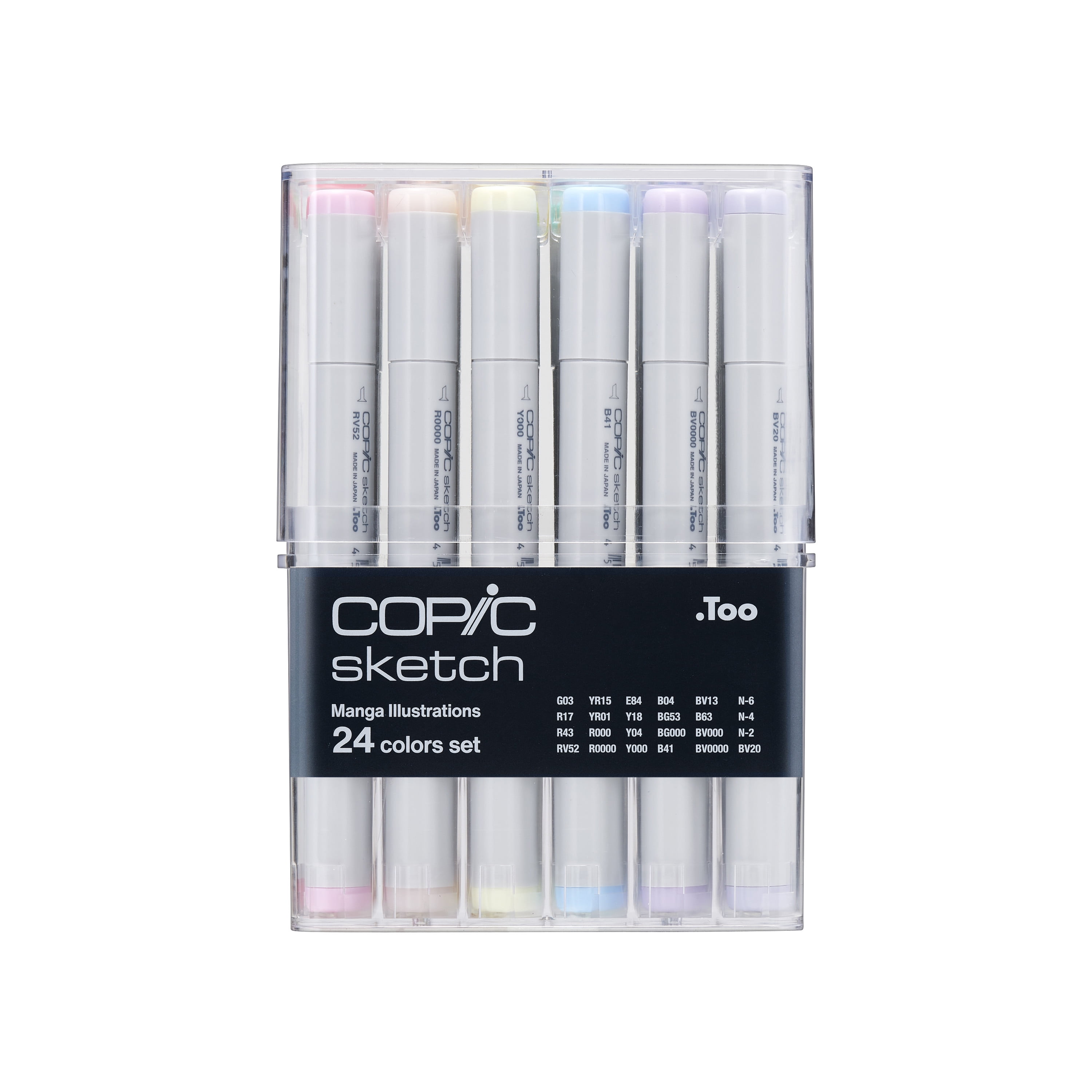 Copic® Sketch Marker Set, 12-Color, Natural Gray - Walmart.com