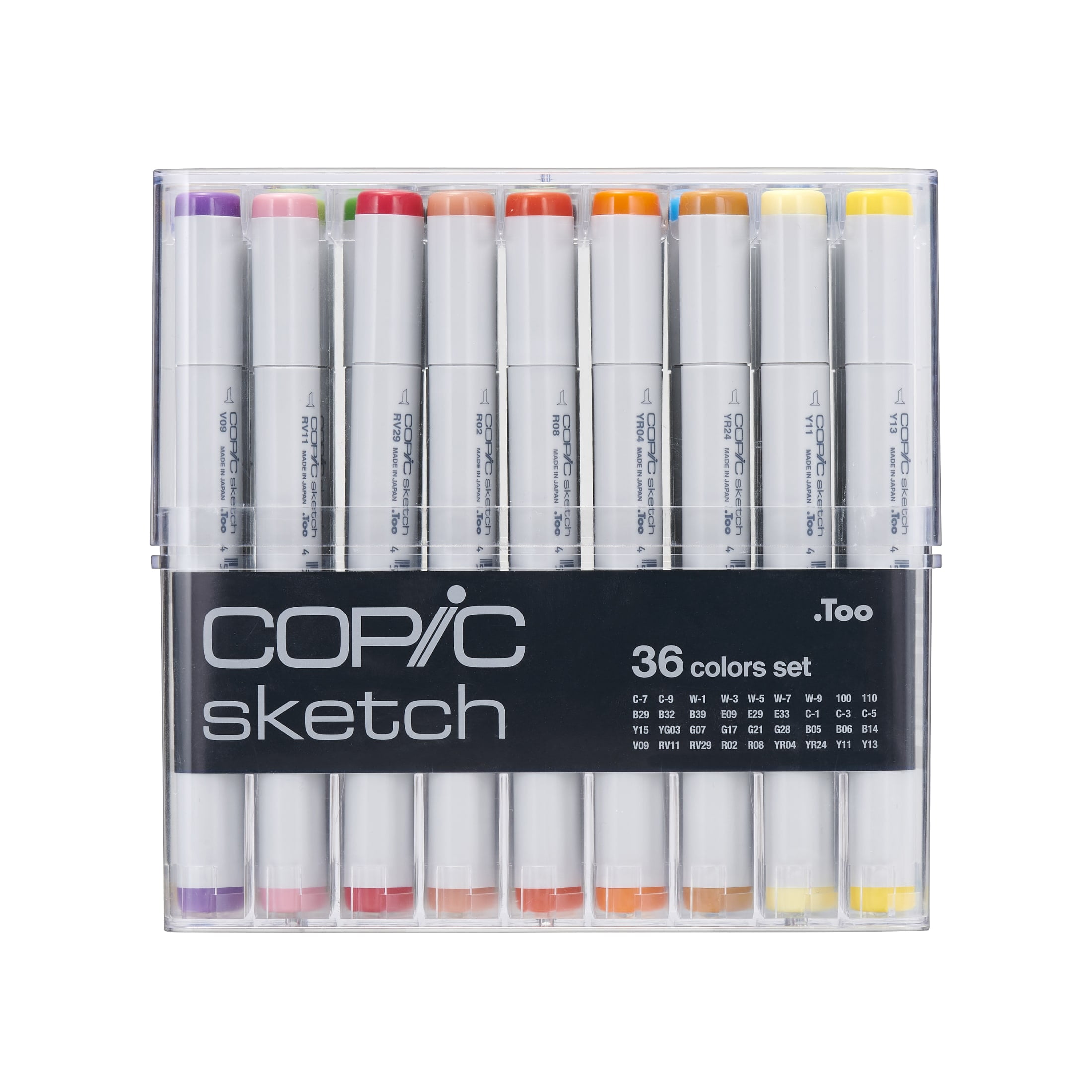 激安特価 Sketch Copic Dual 36-Piece Set, Marker Based Alcohol Art Tip 画材