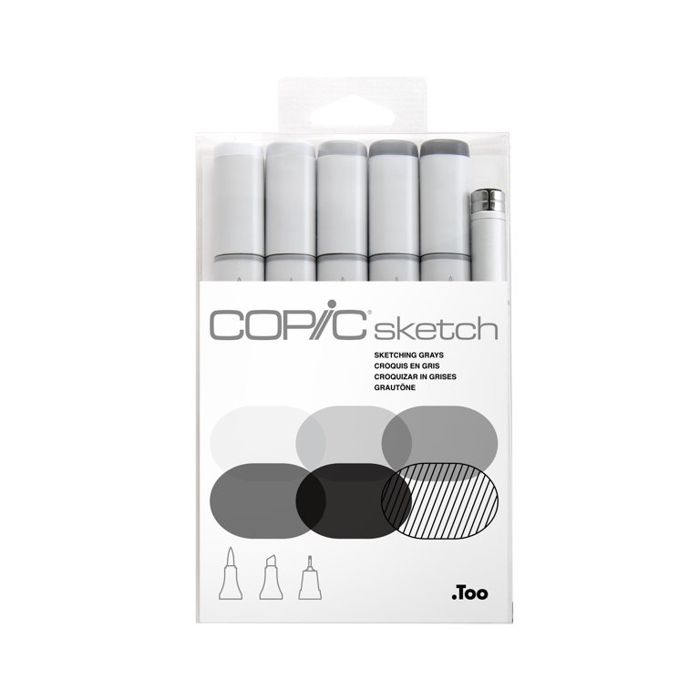 COPIC SKETCH MARKERS GRAYS - Artist Corner