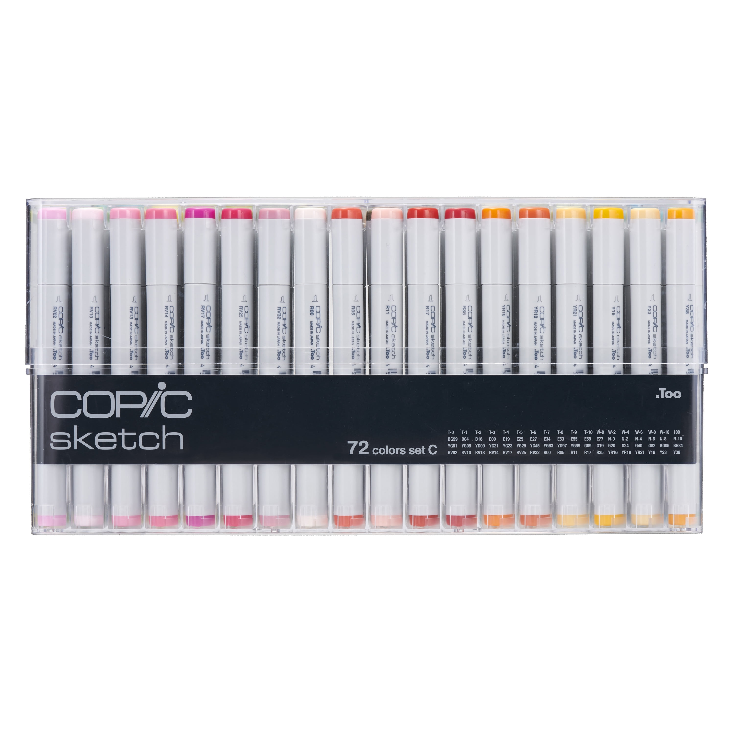 Copic Sketch マーカー 72本 Copic Sketch Set, 72-Colors, A - Walmart.com