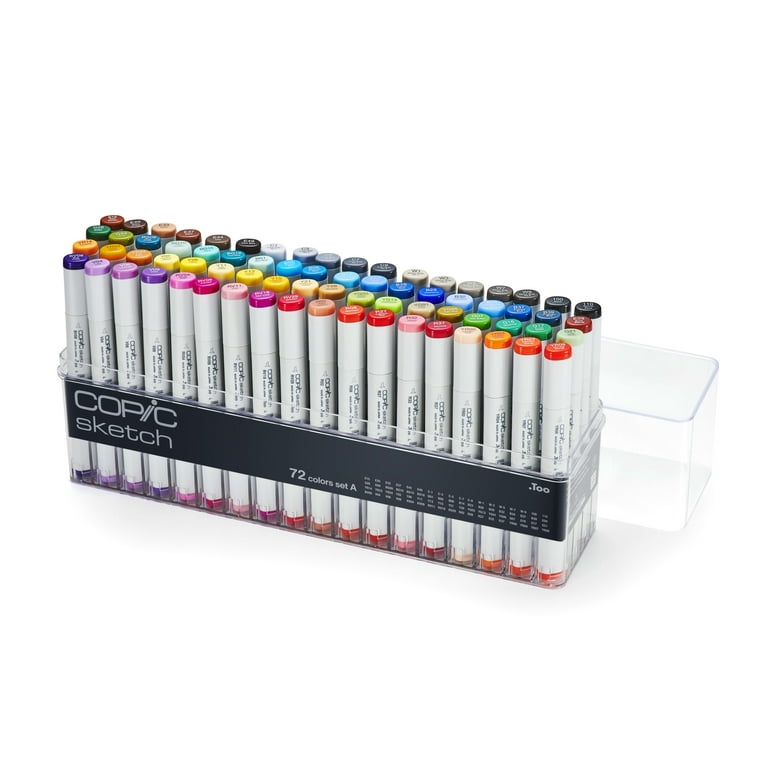 Copic Sketch Marker Set, 72A Colors - Walmart.com
