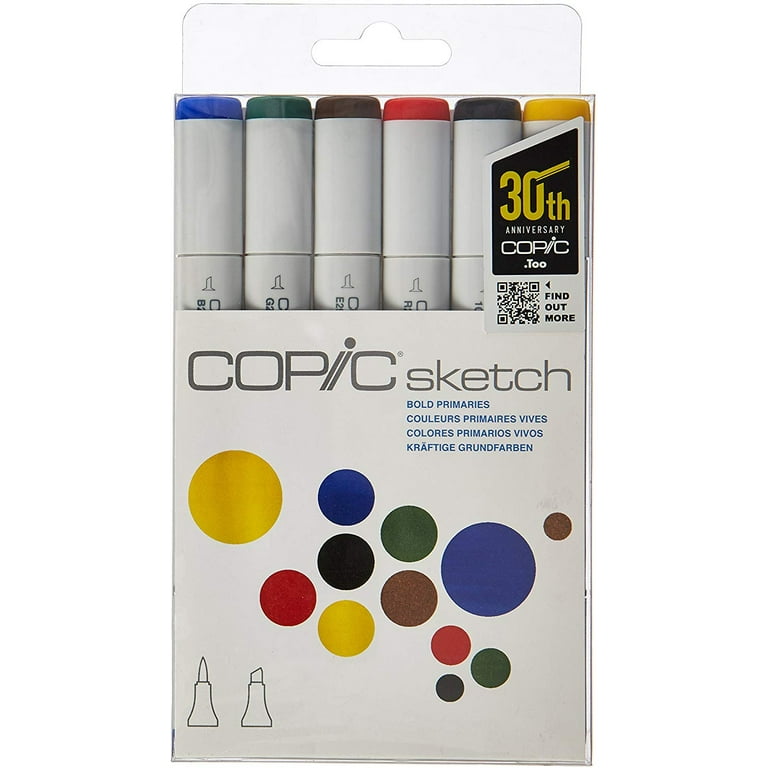 Sketch Marker, Line 1+2-5 , Assorted Colours, 12 pc, 1 Pack