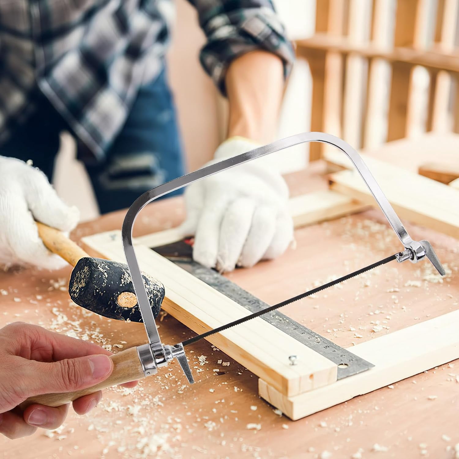 Coping Saw for Woodworking Hand Tool Engraving Saw Coping Frame And 5 ...