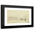thumbnail image 1 of Copley Fielding 14x11 Black Modern Framed Museum Art Print Titled - Dunbarton from the West, 1 of 5