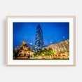 thumbnail image 1 of Copley Sq - Boston Massachusetts Photography Oak Framed Wall Art Print 12 x 18 inches, 1 of 6