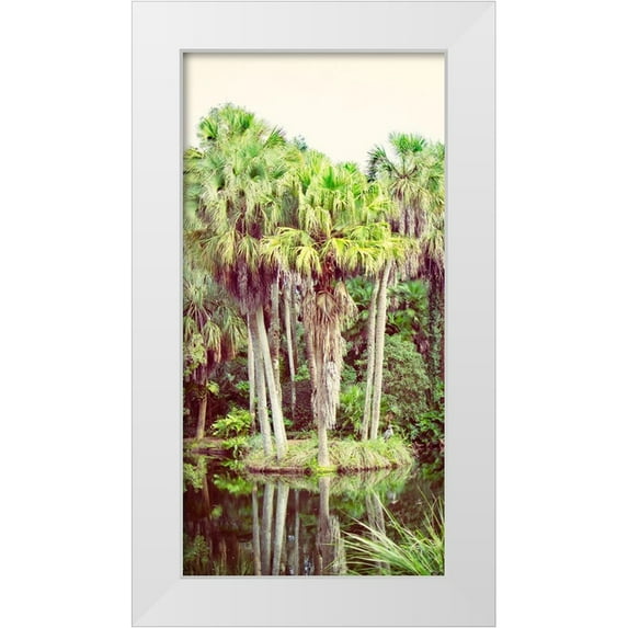 Coppel, Anna 11x18 White Modern Wood Framed Museum Art Print Titled - Silent Stream