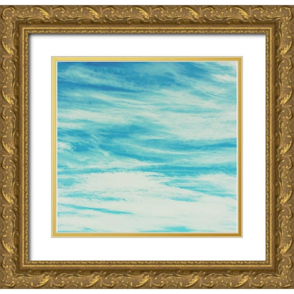 Coppel, Anna 12x12 Gold Ornate Wood Framed with Double Matting Museum Art Print Titled - Reflective Water