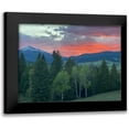 thumbnail image 1 of Coppel, Anna 14x12 Black Modern Framed Museum Art Print Titled - Sunset View From The Cabin, 1 of 5