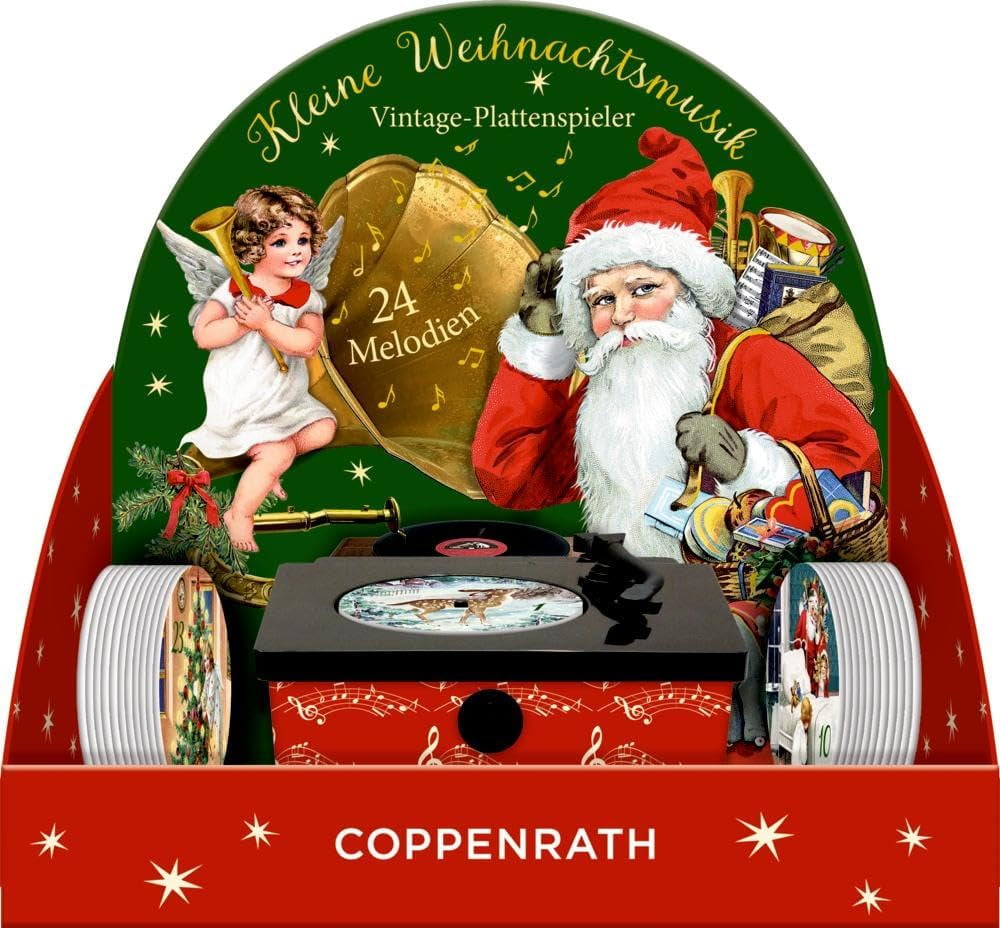 COPPENRATH 蓄音機型 ミュージカルアドベントカレンダー　グラモフォン Coppenrath Unique Vintage Musical Gramophone Advent Calendar