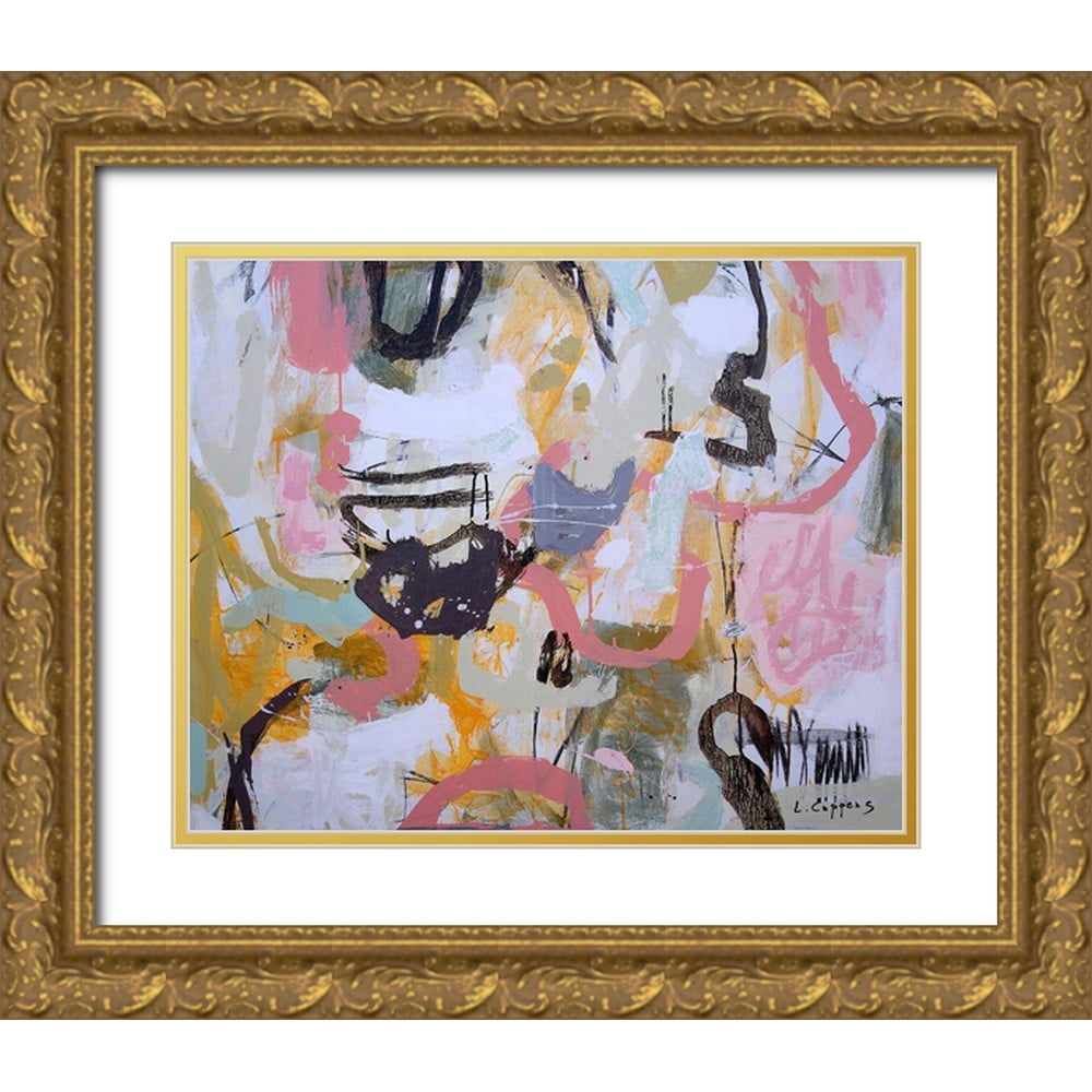 Coppens, Linda 32x26 Gold Ornate Wood Framed with Double Matting Museum