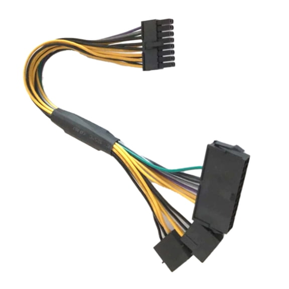 Copper ATX24Pin to 16Pin Conversion Cable for PC Motherboards Power Cord 30cm/11.81inch Long Wire