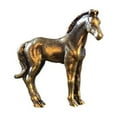 thumbnail image 1 of Copper Alloy Mini Carved Horse Statue, Feng Shui Ornament For Home Desktop Decoration, Perfect Gift For Birthday Christmas Thanksgiving Graduation Victory Symbol, 1 of 7