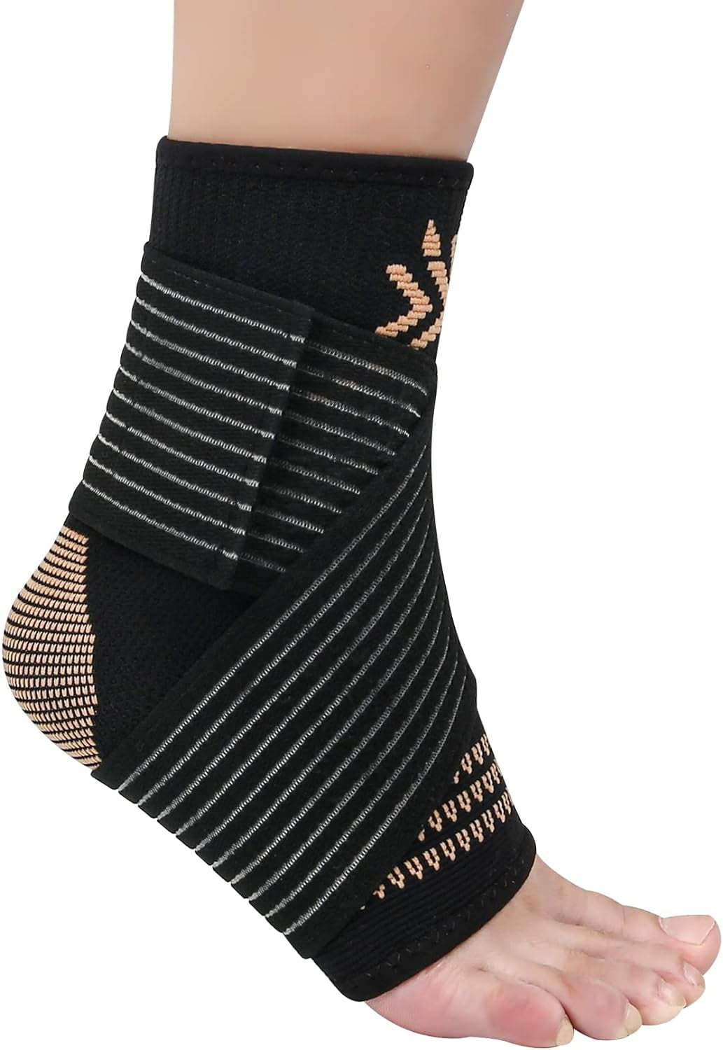 Copper Ankle Brace Compression Sleeve Support for Women & Men
