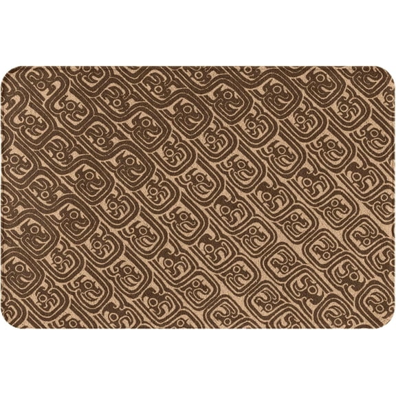 Copper Artifact Gold Plating 16x24 Inch Outdoor Entrance Door Mat Non Slip Welcome Mat for Front Door Bathroom and Home Housewarming Gift