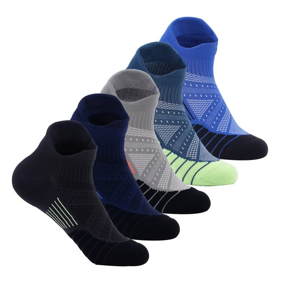 Copper Athletic Sport Socks 4 Pairs Crew Loafer Casual Socks for Men & Women