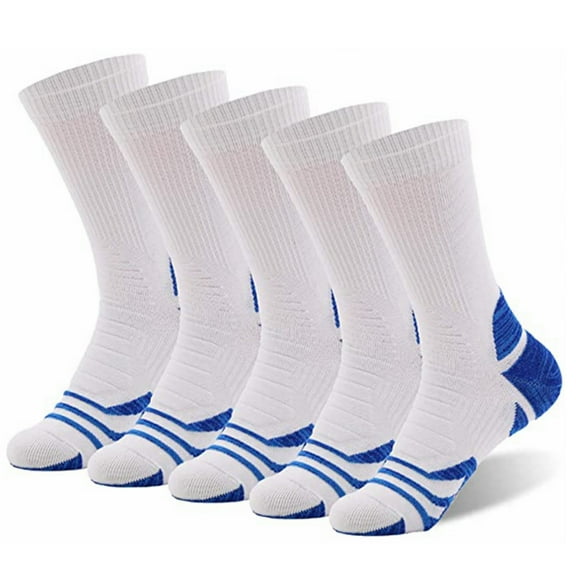 Copper Athletic Sport Socks 5 Pairs Low Cut Loafer Casual Socks for Men & Women