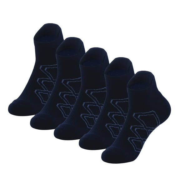 Copper Athletic Sport Socks 5 Pairs Low Cut Loafer Casual Socks for Men & Women