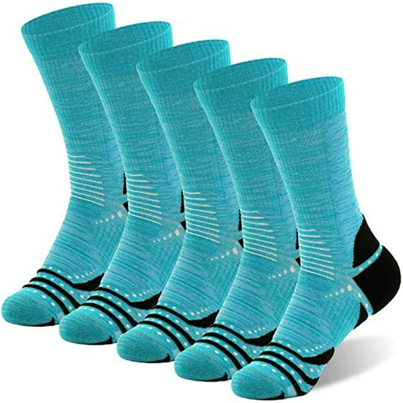 Copper Athletic Sport Socks 5 Pairs Low Cut Loafer Casual Socks for Men & Women