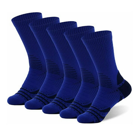 Copper Athletic Sport Socks 5 Pairs Low Cut Loafer Casual Socks for Men & Women
