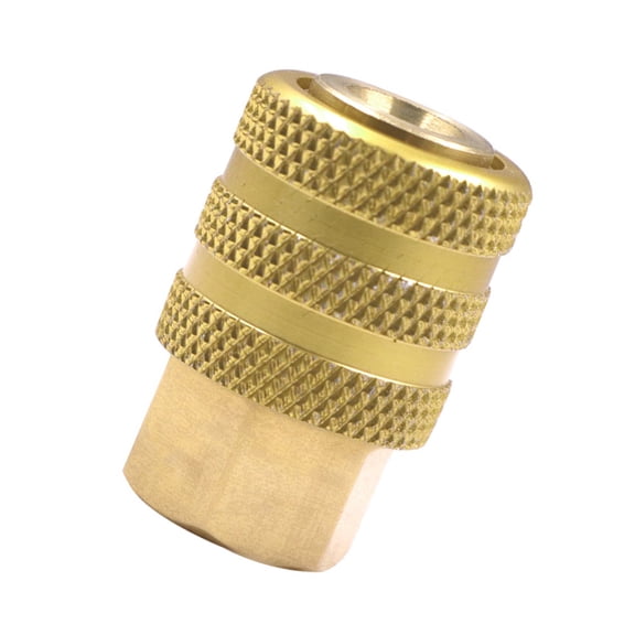 Copper Auto Locking Air Chuck With 2 Jaw Design 1/4 Inch Thread For Tire Inflation Metal Tube 45.8cm Heavy Duty Quick Release