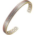 thumbnail image 1 of Copper Bracelet for Women, 6.5'' Three-Color Gold Adjustable Magnetic Bracelet, Fashion Health Jewelry, 1 of 5
