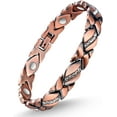 thumbnail image 1 of Copper Bracelets for Women, 99.99% Pure Copper Magnetic Bracelets with Effective Neodymium Magnets, Adjustable Jewelry Gift with Sizing Tool, 1 of 8