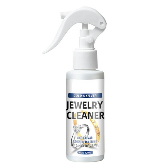 Copper Brass Cleaner Spray For Jewelry Watch Rings Necklaces Rust Removal Decontamination Maintenance 120Ml Bottle 1Pc 0.34Lb