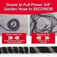 thumbnail image 1 of Copper Bullet Expandable Garden Hose 75 FT w/10 Pattern Thumb Spray Nozzle AS-SEEN-ON-TV 650psi 3/4 in Patented Lead-Free Ultra-Lightweight Solid Copper Anodized Aluminum Fittings No-Kink, 1 of 3
