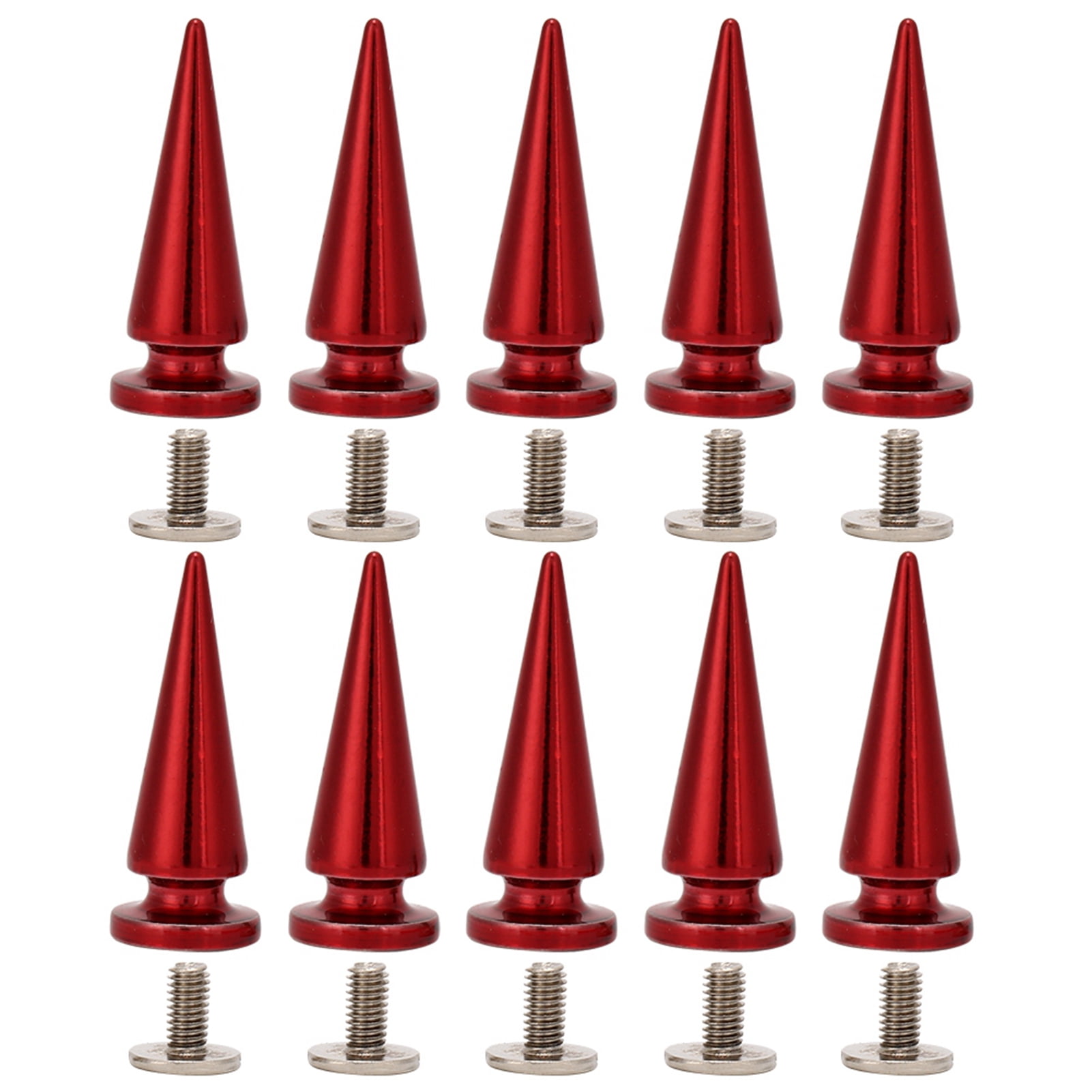 Copper Bullet Rivet Set, 10x26mm, Metal Stud with Screw, DIY Leather ...