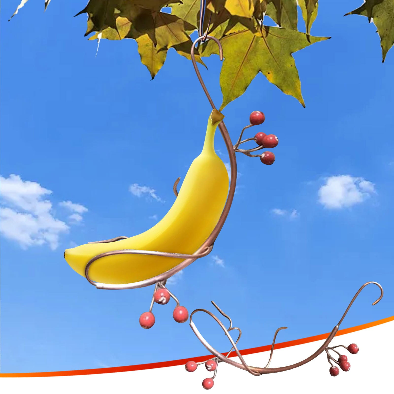 Copper Butterfly Feeder for Garden - Hanging Banana Insect Feeder to ...